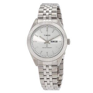 NWT Authentic Timex Trend Quartz Silver Dial Men's Watch TW2V17300